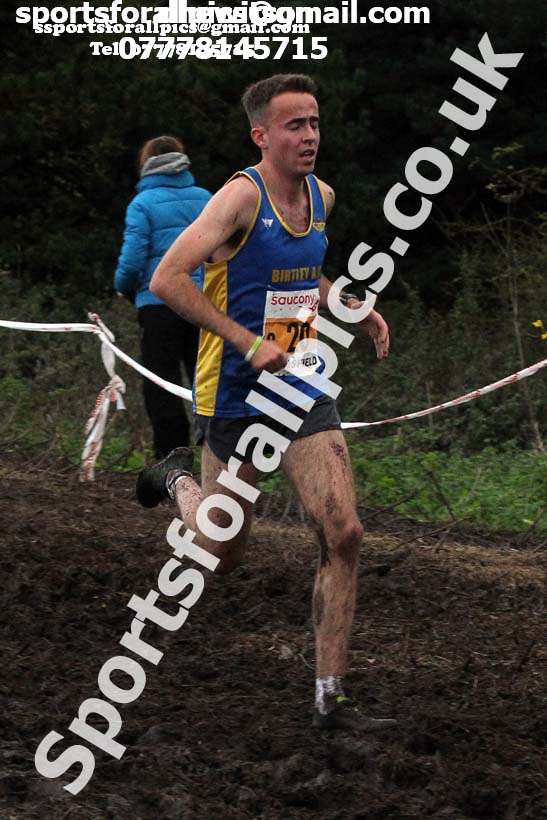 Senior men, National Cross Country Relay Champs., Berry Hill Park, Mansfield.  Photo: David T. Hewitson/Sports for All Pics